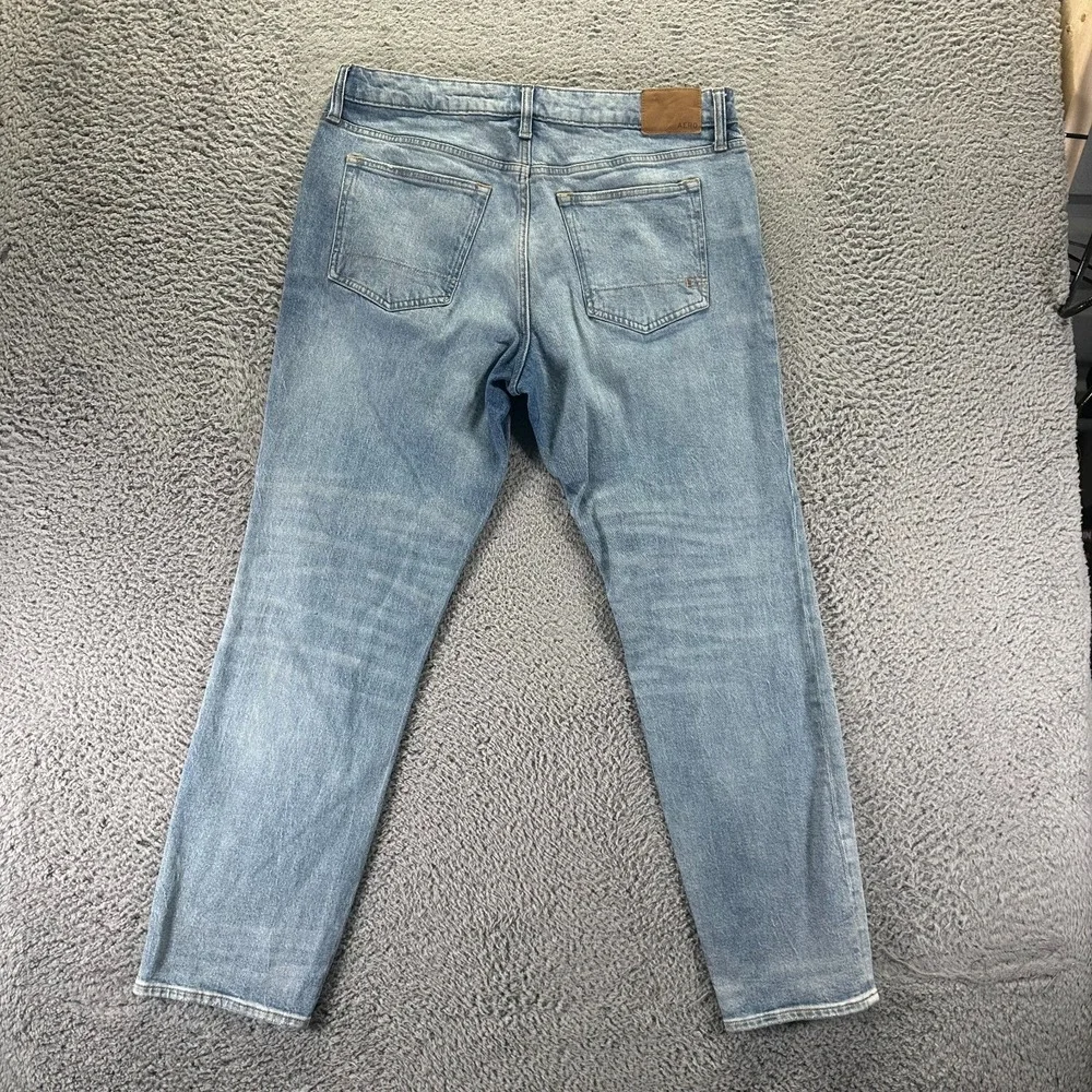 Aeropostale Jeans Mens 36x31 Blue Cotton Denim Straight Athletic Faded Stretch